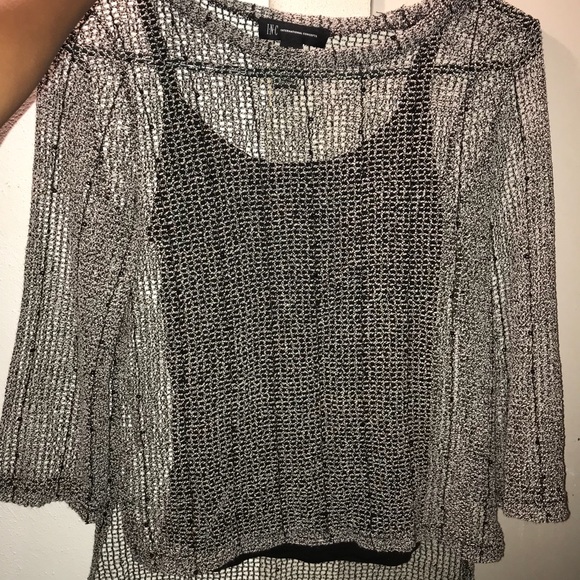 INC cardigan and shirt - Picture 6 of 6